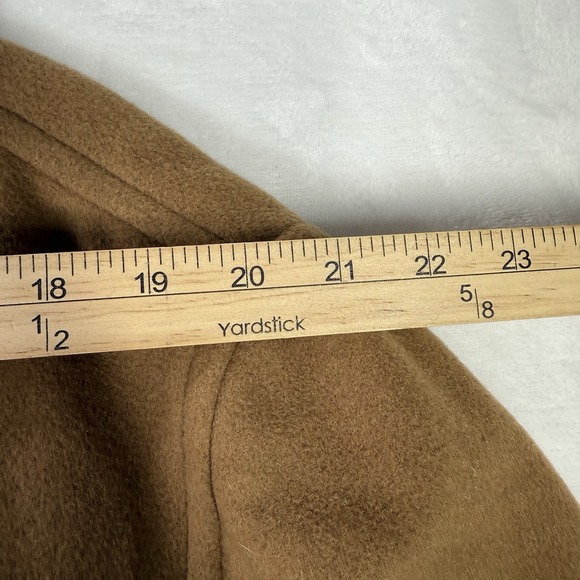 Vintage 90's Baracuta Cashmere Wool Bomber Jacket Beige Medium Soft Gold Lined - Picture 13 of 15